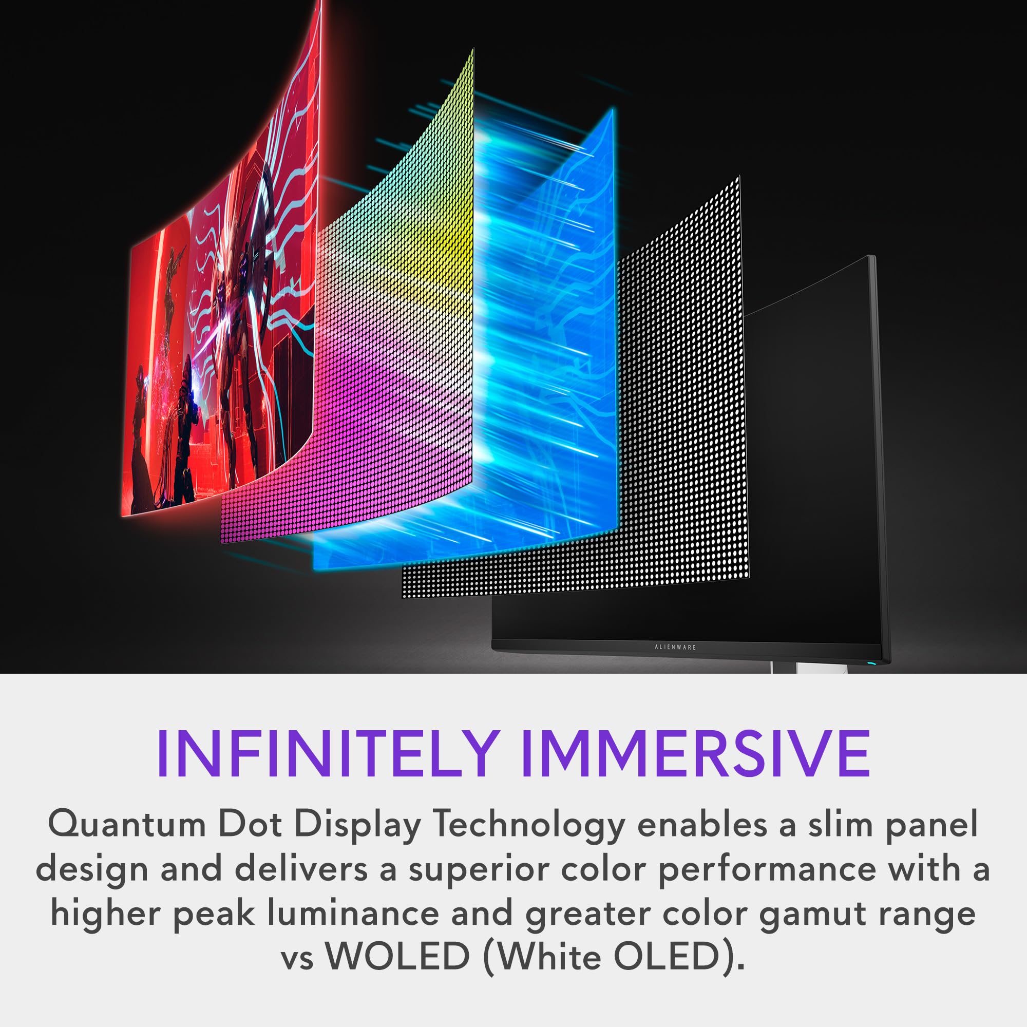 Monitor de jogos ALIENWARE 34 curvo QD-OLED - AW3423DW | Amazon.com.br